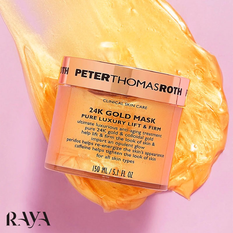 ماسک طلا 24 عیار پیتر توماس حجم 14، 50 و 150 میل  Peter Thomas Roth 24K Gold Mask Pure Luxury Lift & Firm